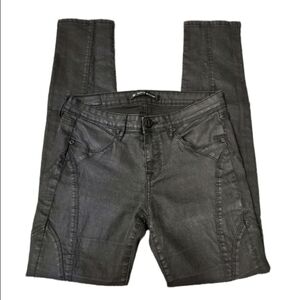 Buffalo Low Rise Cargo Style Straight Leg Jeans Womens Black Size 28